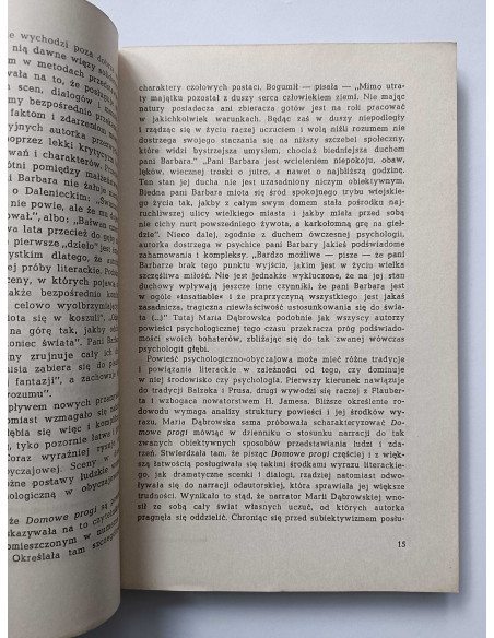 Dąbrowska - Domowe progi