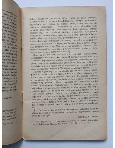 Mickiewicz - Grażyna