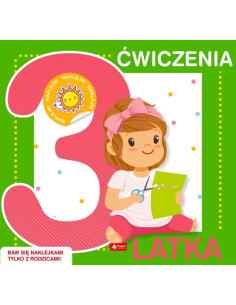 Ćwiczenia 3-latka z naklejkami