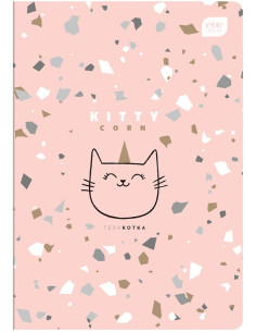 Zeszyt 16 kartek A5 Kratka Kitty Corn