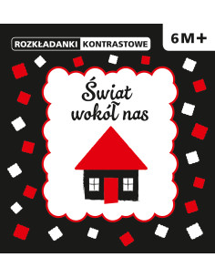 Świat wokół nas rozkładanki kontrastowe 6m+