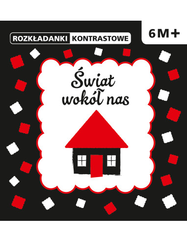 Świat wokół nas rozkładanki kontrastowe 6m+