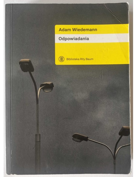 Wiedemann - Odpowiadania DEDYKACJA AUTORA
