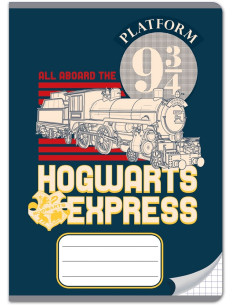 Zeszyt 32 kartki A5 Kratka Harry Potter Hogwart Express