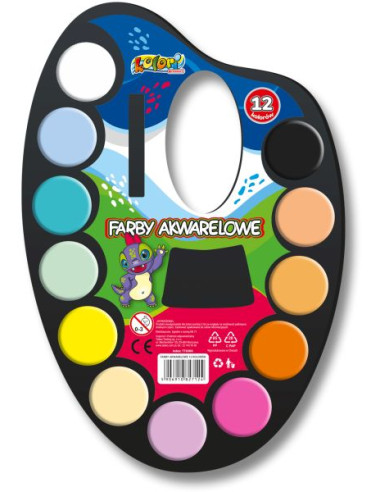 Farby akwarelowe PENMATE Kolori na palecie 30...
