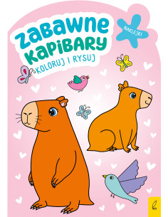 Koloruj i rysuj Zabawne kapibary