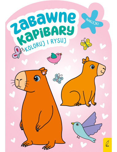 Koloruj i rysuj Zabawne kapibary