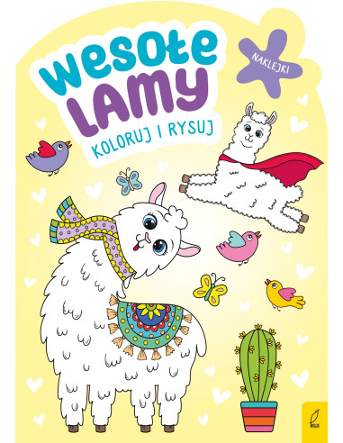 Koloruj i rysuj Wesołe lamy