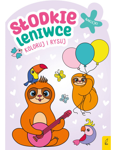 Koloruj i rysuj Słodkie leniwce