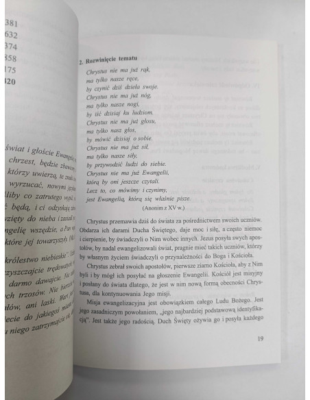 Chorym i cierpiącym Katechezy misyjne