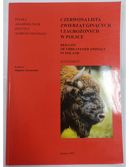 Czerwona lista zwierząt ginących i zagrożonych w Polsce SUPLEMENT