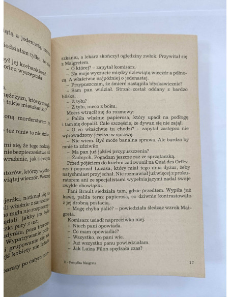 Simenon - Pomyłka Maigreta