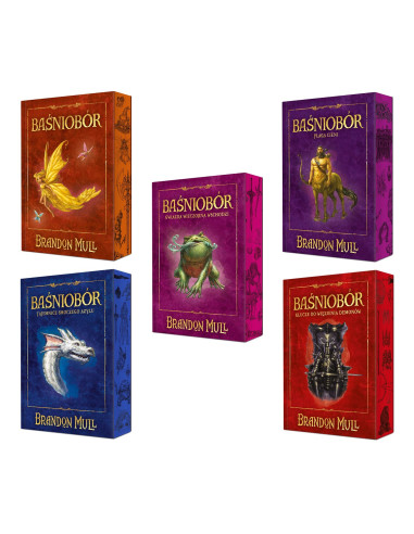 Zestaw Mull Baśniobór 5 tomów Barwione brzegi