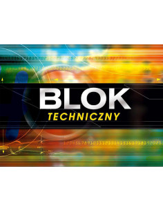 Blok techniczny biały 10 ark A4