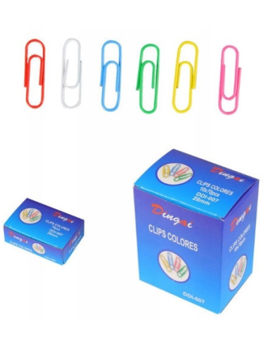 Spinacze kolorowe Dingai 70 sztuk spinaczy
