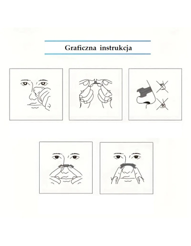 PLASTRY NA NOS PRZECIW CHRAPANIU rozmiar S/L 60...