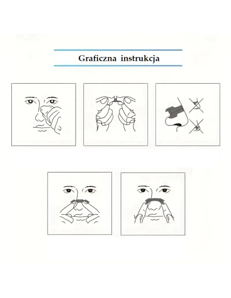 PLASTRY NA NOS PRZECIW CHRAPANIU rozmiar S/L 100 sztuk Lepsze oddychanie