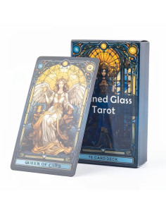 Tarot Stained Glass Witraże 78 kart