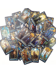 Tarot Stained Glass Witraże 78 kart 2