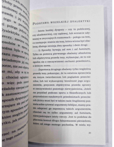 Schopenhauer - Erystyka czyli sztuka...