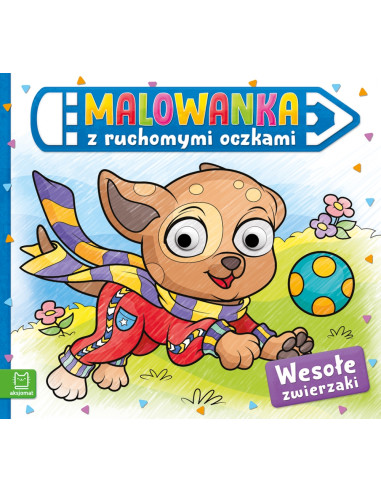 Malowanka z ruchomymi oczkami Wesołe zwierzaki