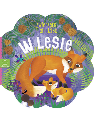 Zwierzęta i ich dzieci W lesie