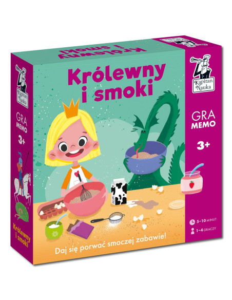 Gra Memo Królewny i smoki 3+