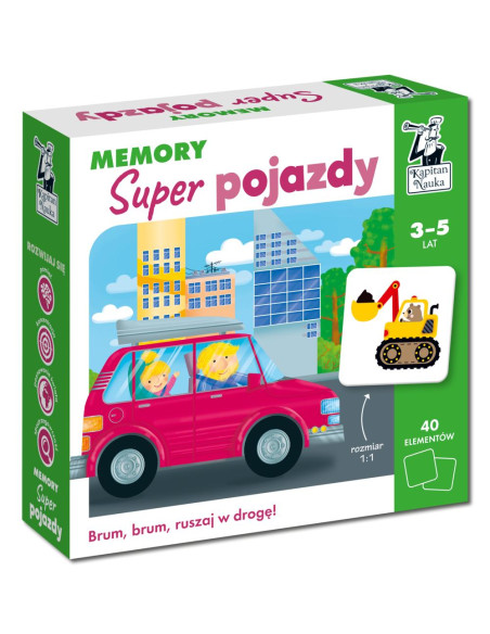 Gra Memory Super Pojazdy 3+