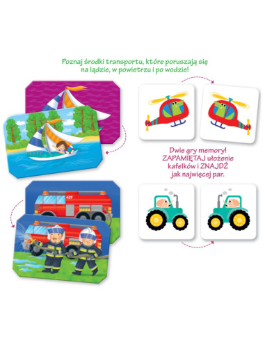 Gra Memory Super Pojazdy 3+