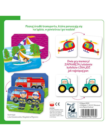 Gra Memory Super Pojazdy 3+