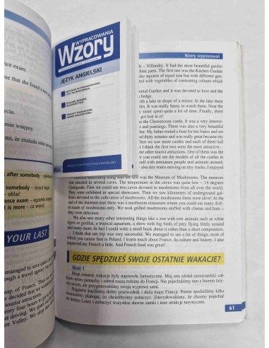 Wypracowania wzory Język angielski