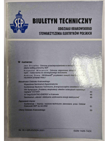 Biuletyn techniczny nr 16 grudzień 2001