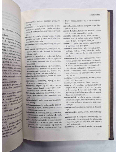 Cienkowski - Słownik szkolny Synonimy