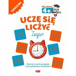 Uczę się liczyć Zegar dzieci 4+