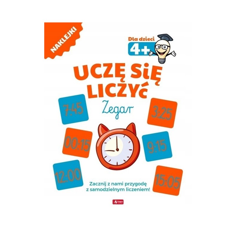 Uczę się liczyć Zegar dzieci 4+