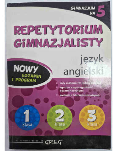 Repetytorium gimnazjalisty Język angielski...