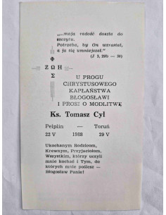 Obrazek święty bł. Urszula Ledóchowska 1988 Pelplin Ks.... 2