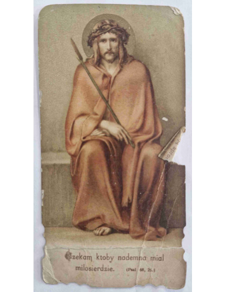 Obrazek święty Jezus Chrystus Męka Pańska Zakład Monachium