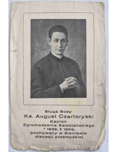 Obrazek święty Błogosławiony Ks. August Czartoryski 1931...