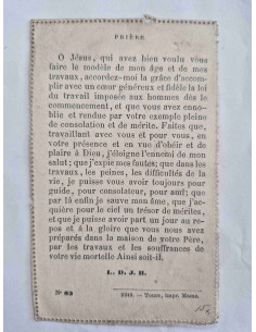 Obrazek święty Młody Jezus z Maryją Francja 2