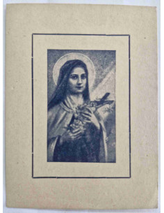 Obrazek święty Maryja z Krzyżem Cegiełka Księża...