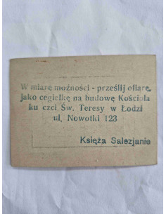 Obrazek święty Maryja z Krzyżem Cegiełka Księża... 2