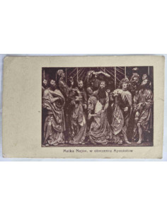 Obrazek święty Matka Najświętsza w otoczeniu Apostołów