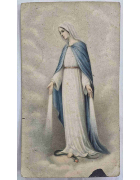 Obrazek święty Maryja z wężem pod stopą