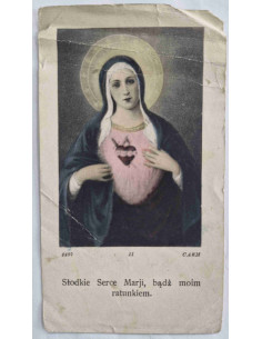 Obrazek święty Słodkie Serce Marji bądź moim ratunkiem