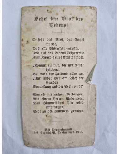 Obrazek święty Kommet alle zu Mir Kolonia