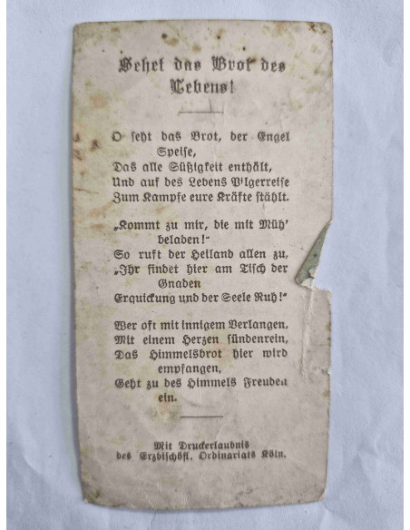 Obrazek święty Kommet alle zu Mir Kolonia