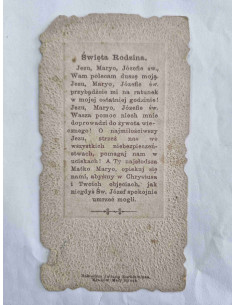 Obrazek święty Święta Rodzina Kraków 2