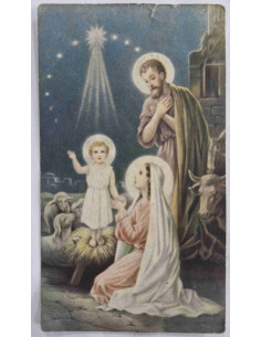 Obrazek święty Boże Narodzenie Święta Rodzina