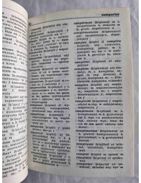 Słownik kieszonkowy francusko polski polsko francuski